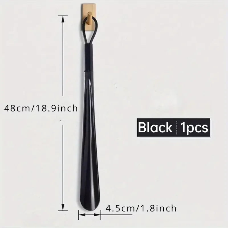 1pc Extra Long Flexible Plastic Shoe Horns Not Require Bending Durable Shoe Spoons For Pregnant Women Wearing Shoe Assistants