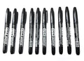 6 PCS Permanent Marker Pen Manga Drawing Markers Black Blue Red Waterproof Ink Sketch Pens Stationery Art School Supplies