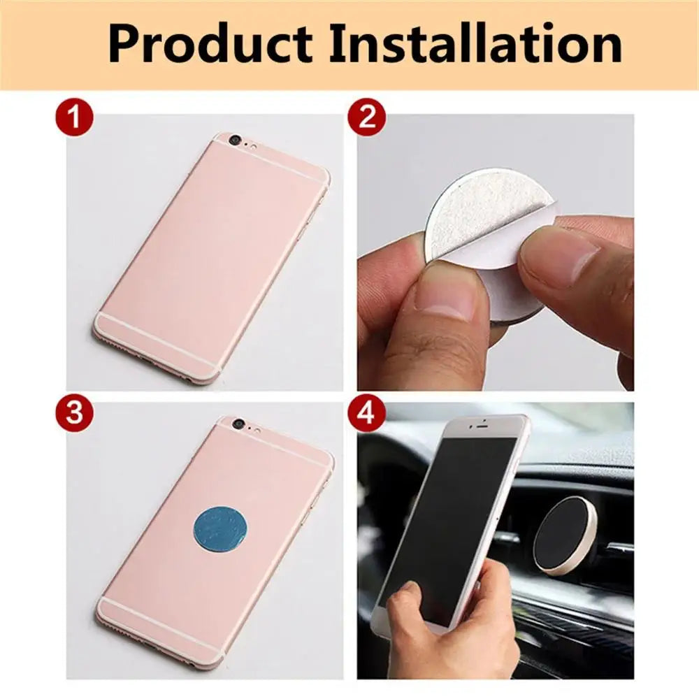 Magnetic Car Phone Holder Universal Car Phone Stand for iPhone Xiaomi Huawei Samsung Dashboard Wall Mounted Car Magnet Sticker